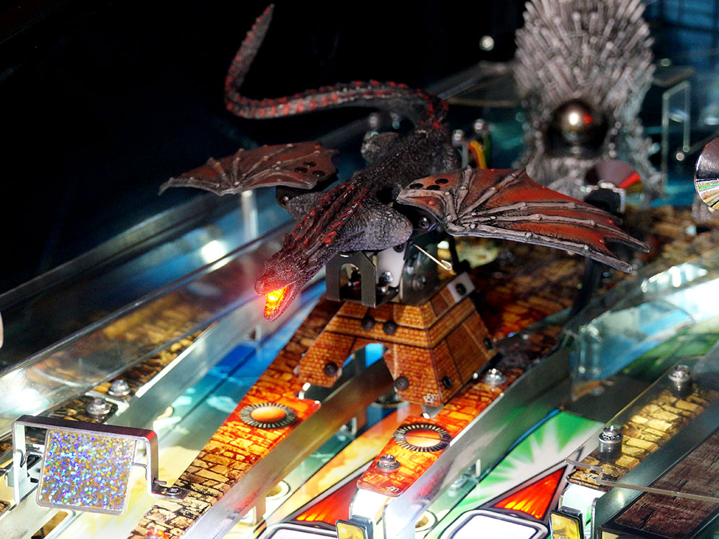 Game of Thrones Pro Pinball Machine - Dragon